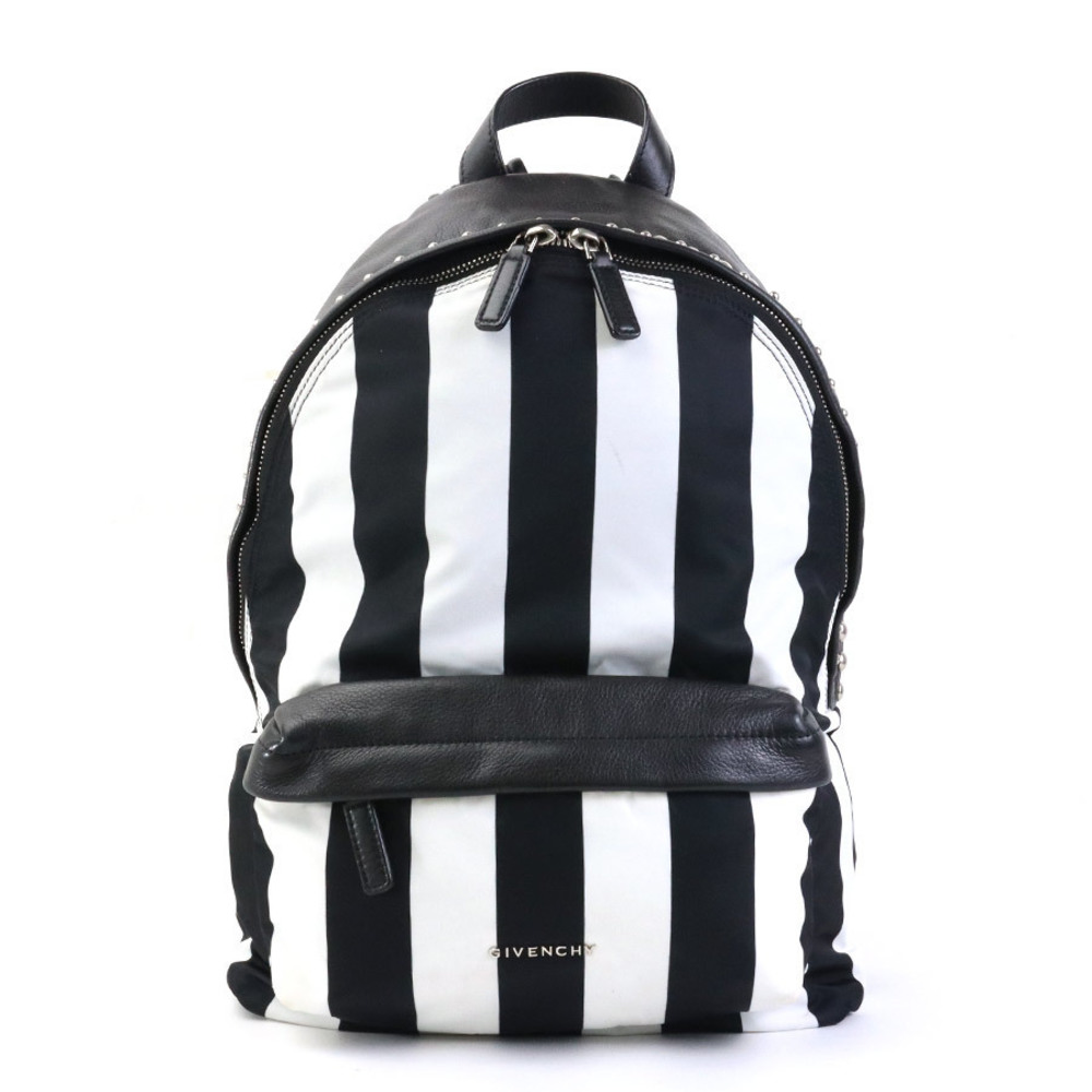 Givenchy Backpack Leather Black White - image 1